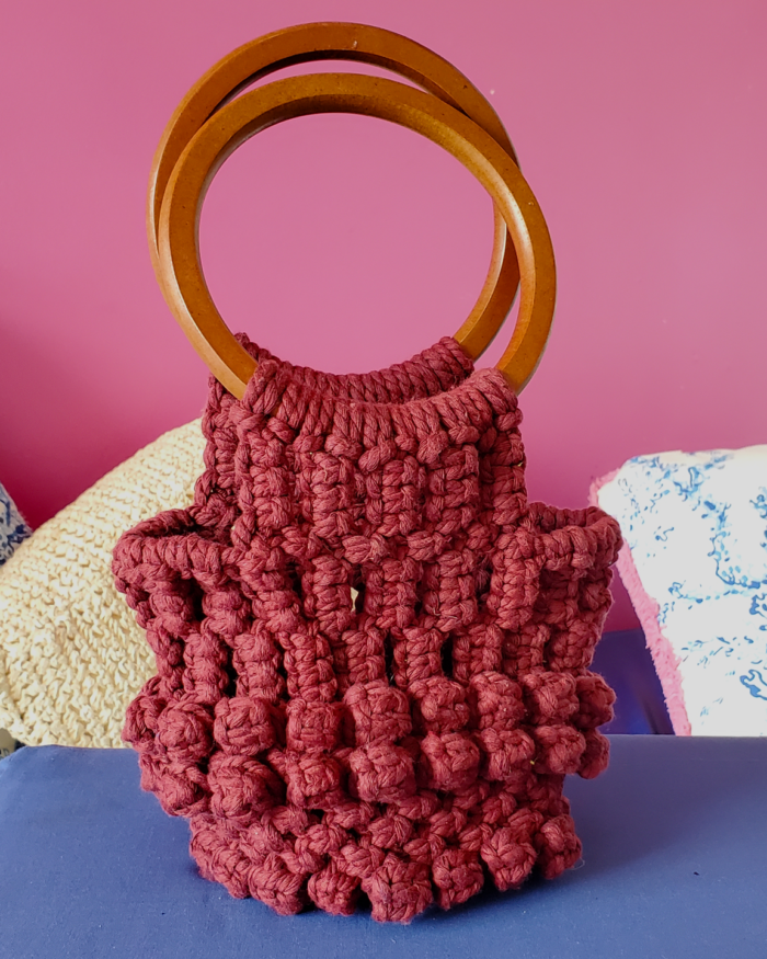 Rich in Texture: The Perfect Burgundy Statement Bag